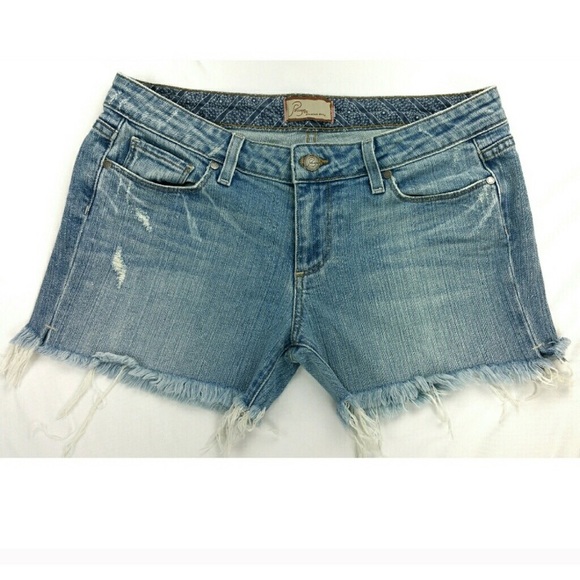 * SOLD * Paige Denim Shorts - Picture 1 of 4